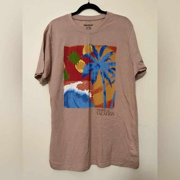 Chemistry Tropical Vacation Graphic Tee - Size XL - Picture 1 of 5